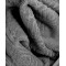 Банний рушник махровий Berlin 80x160 см, сірий, Bulgaria-tex. Photo 2
